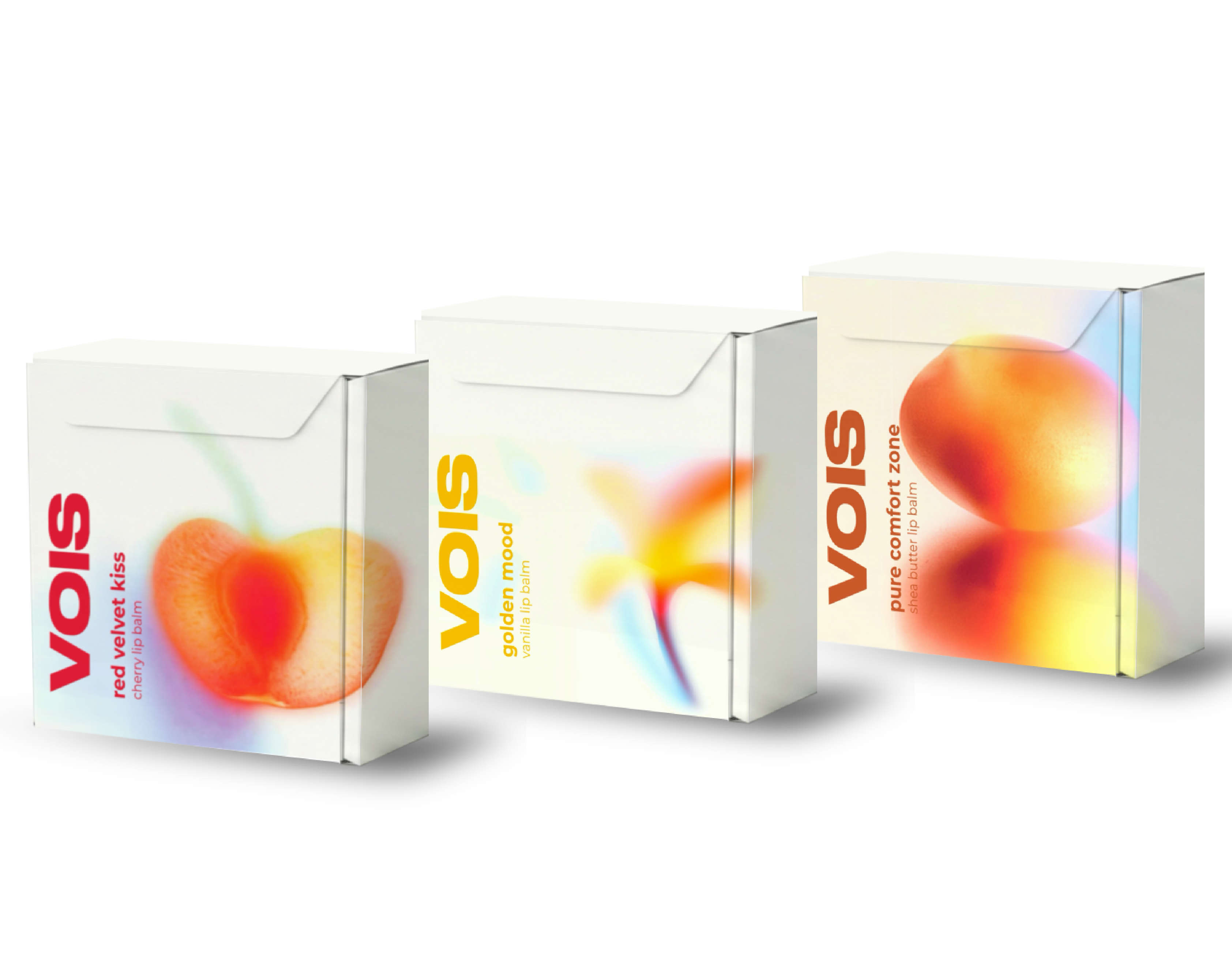 Cosmetics Packaging Design — Lip Balms Set