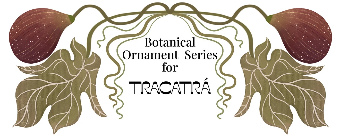 Botanical illustrations for interior products