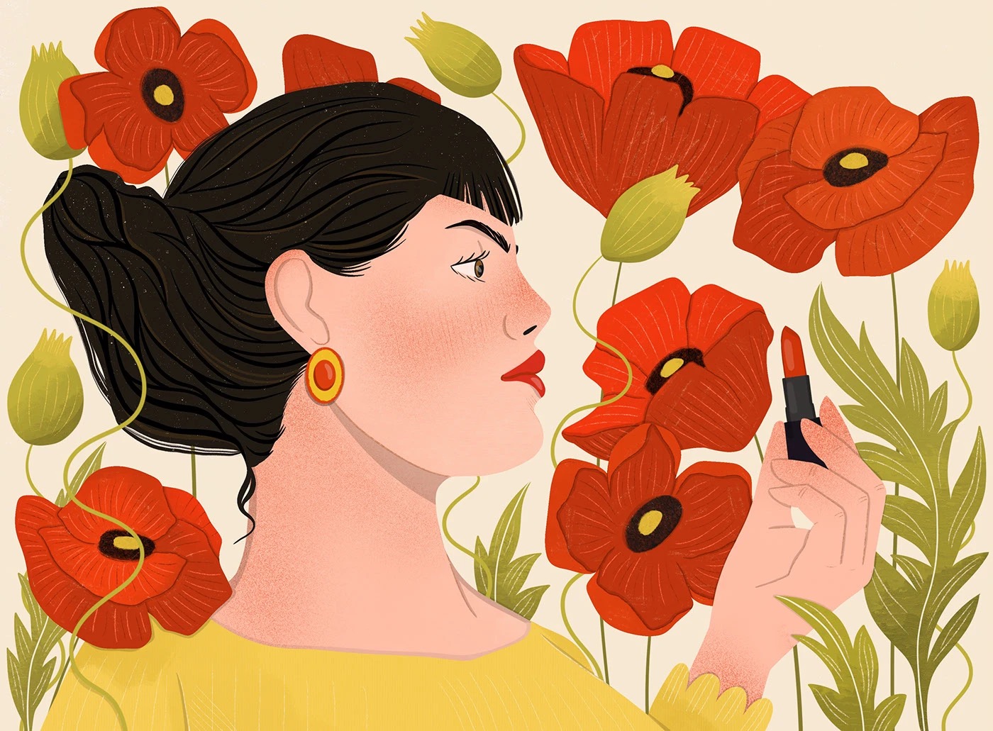 Cosmetics Packaging Illustrations